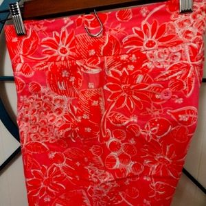 Lilly pulitizer pink capris size 4 nwot